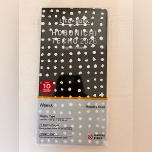 HOBONICHI TECHO 2026 | WEEKS | Makoto Matsubayashi: Dot